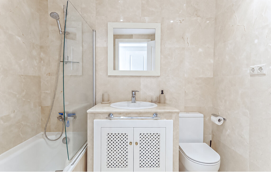 Second bathroom with walk-in shower